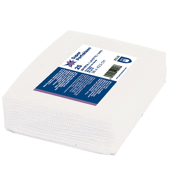 Garcia de pou 25 U. BAYETAS "SUPER PERFOKLEEN" 80 G/M2 36x42 5 CM BLANCO VISCOSA (1 UNID.)