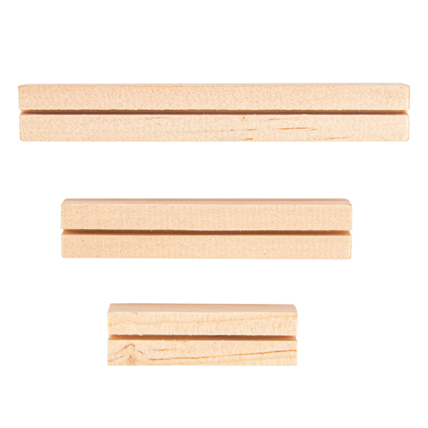 Garcia De Pou 3 U. BASES PARA PIZARRA NATURAL MADERA (10 UNID.)