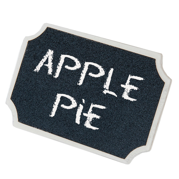 Garcia de pou 3 U. ETIQUETAS DE PIZARRA SOBREMESA 9x5 5 CM NEGRO MADERA (1 UNID.)