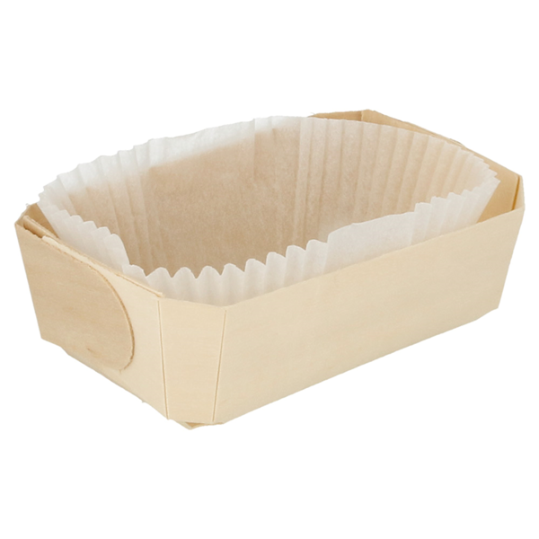 Garcia De Pou 300 U. BARQUILLAS MADERA + MOLDES SILICONADOS 800 ML 18 5x11 5x5 5 CM NATURAL MADERA (300 UNID.)