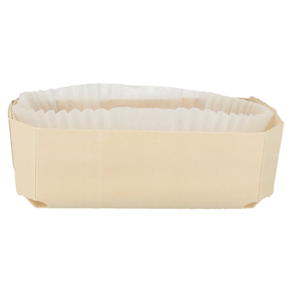 Garcia De Pou 300 U. BARQUILLAS MADERA + MOLDES SILICONADOS 800 ML 18 5x11 5x5 5 CM NATURAL MADERA (300 UNID.)