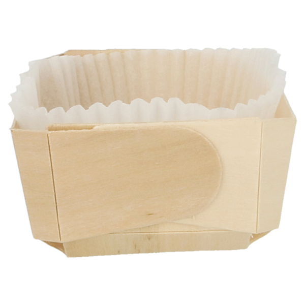 Garcia De Pou 300 U. BARQUILLAS MADERA + MOLDES SILICONADOS 800 ML 18 5x11 5x5 5 CM NATURAL MADERA (300 UNID.)