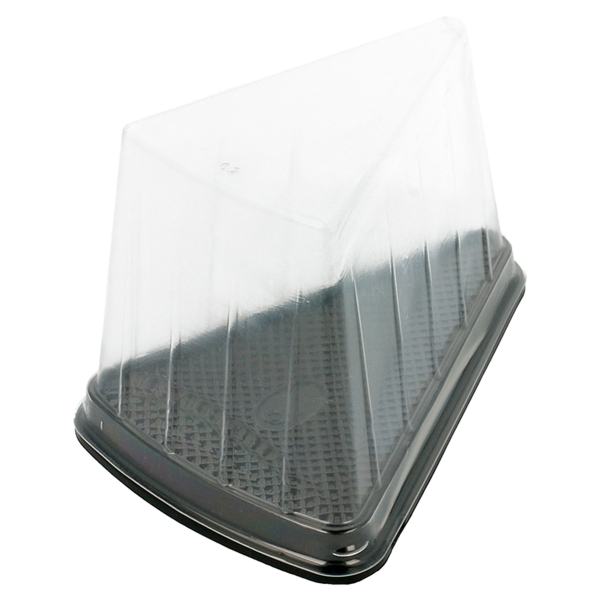 Garcia De Pou 300 U. RECIPIENTES TRIANGULARES PASTELES 12 4x8 75x8 2CM TRANSPARENTE PET (300 UNID.)