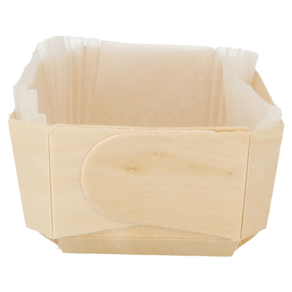 Garcia De Pou 400 U. BARQUILLAS MADERA + MOLDES SILICONADOS 400 ML 14x9x4 5 CM NATURAL MADERA (1 UNID.)