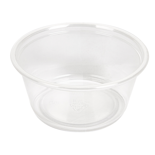 Garcia De Pou 50 TARRINAS PEQUEÑAS + 50 TAPAS 100 ML Ø7 4x3 5 CM TRANSPARENTE PP (24 UNID.)