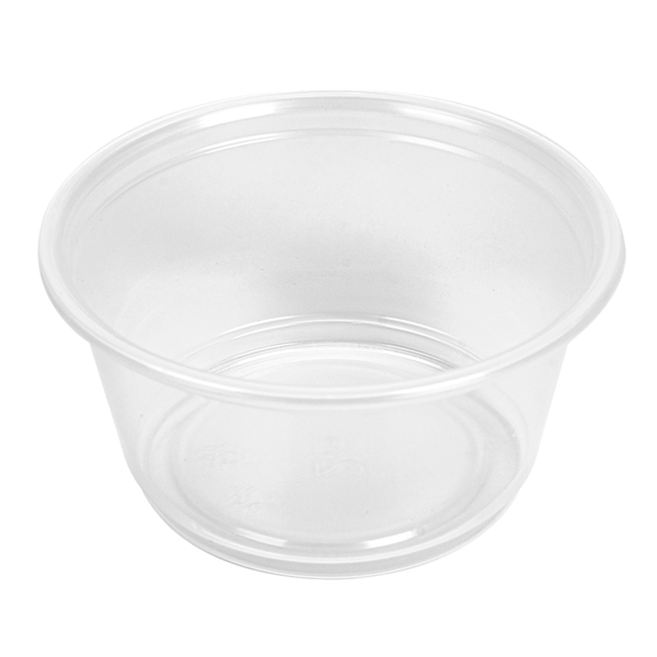 Garcia De Pou 50 TARRINAS PEQUEÑAS + 50 TAPAS 60 ML Ø6 2x3 2 CM TRANSPARENTE PP (24 UNID.)