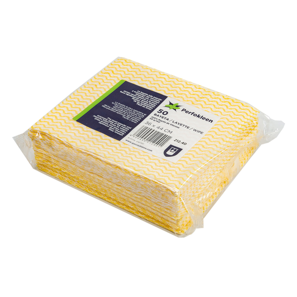 Garcia De Pou 50 U. BAYETAS "PERFOKLEEN" 45 G/M2 36x42 CM AMARILLO PÁLIDO VISCOSA (1 UNID.)