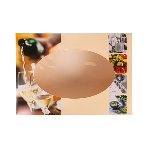 Garcia De Pou 50 U. CAJAS CATERING AUTOMONTABLES CON VENTANA 325 G/M2 35x25x8 CM CUATRICROMÍA CARTÓN (50 UNID.)