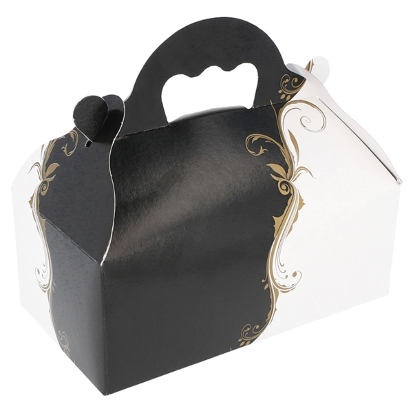 Garcia De Pou 50 U. CAJITAS CON ASAS PASTELERÍA 'THEPACK CLASSIC' 250 G/M2 10x18x7 CM BLANCO CARTÓN ONDULADO NANO-MICRO (1 UNID.)