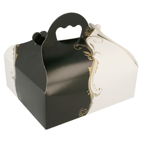 Garcia De Pou 50 U. CAJITAS CON ASAS PASTELERÍA 'THEPACK CLASSIC' 250 G/M2 20x18x7 CM BLANCO CARTÓN ONDULADO NANO-MICRO (1 UNID.)