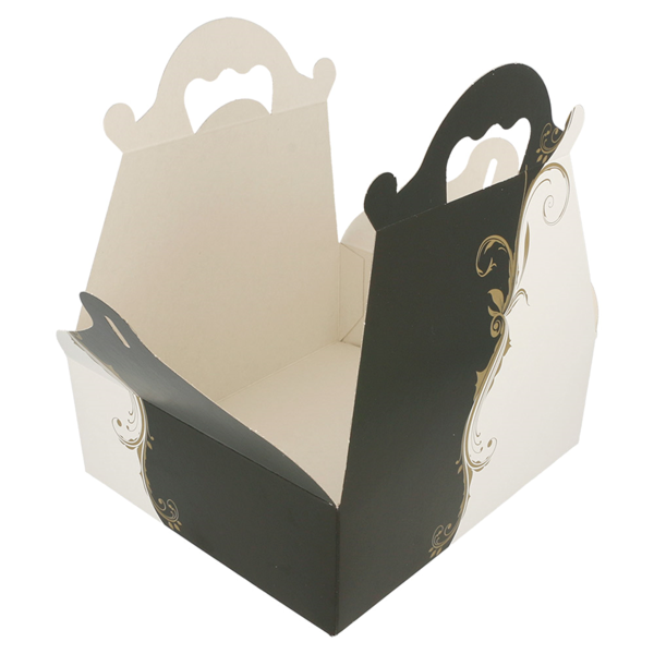 Garcia De Pou 50 U. CAJITAS CON ASAS PASTELERÍA 'THEPACK CLASSIC' 250 G/M2 20x18x7 CM BLANCO CARTÓN ONDULADO NANO-MICRO (1 UNID.)