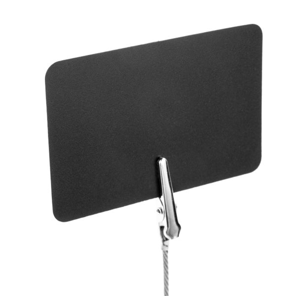 Garcia De Pou 50 U. MINI PIZARRAS "ALLIGATOR" 10 2x15 2 CM NEGRO PVC (1 UNID.)