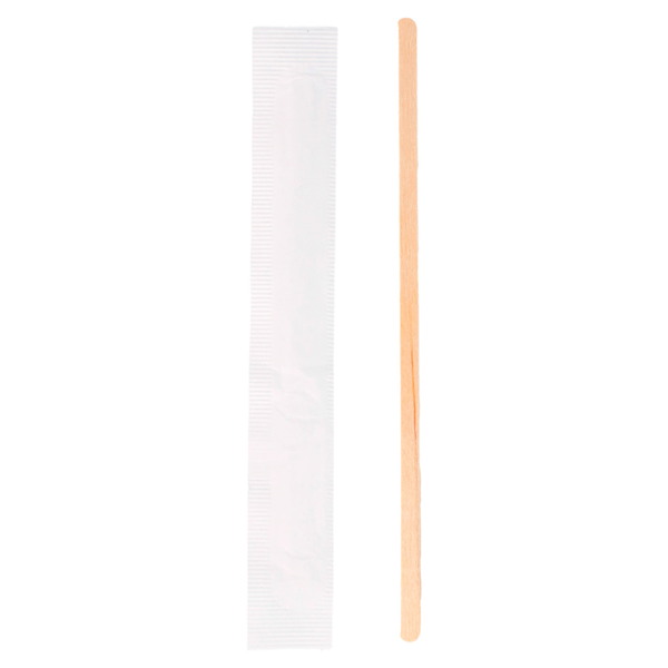 Garcia De Pou AGITADORES CAFÉ ENFUNDADOS INDIVIDUALMENTE 0 6x14x0 1 CM NATURAL MADERA (500 UNID.)