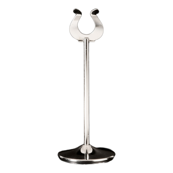 Garcia de pou ATRIL PARA NUMERACIÓN SOBREMESA Ø7 2x19 5 (h) CM PLATEADO INOX (1 UNID.)