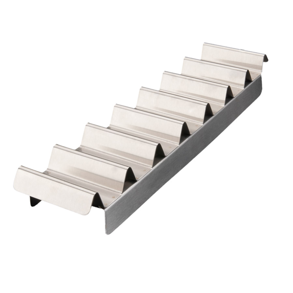 Garcia de pou BANDEJA ALMACENAR "HOT DOGS" 'ARTINOX' 47 3x10 2x5 5 CM PLATEADO ACERO (1 UNID.)