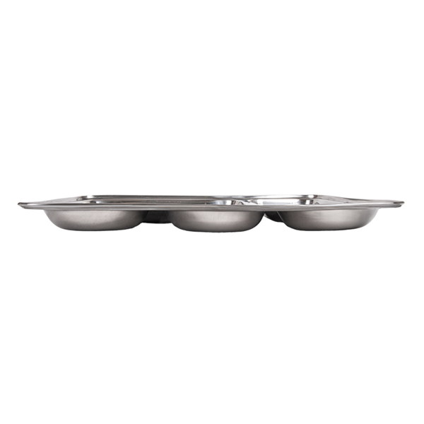 Garcia De Pou BANDEJA CON 5 COMPARTIMENTOS 'ARTINOX' 33 5x26 5x3 CM PLATEADO INOX (24 UNID.)