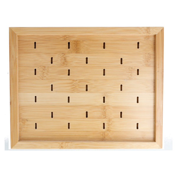 Garcia De Pou BANDEJA PARA 25 PICKS "GOLF" 25x20x2 CM NATURAL BAMBÚ (1 UNID.)