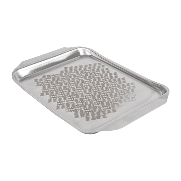 Garcia de pou BANDEJA PARA SERVICIO L 'ARTINOX' 35 6x24 4x2 4 CM PLATEADO INOX (12 UNID.)