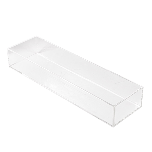 Garcia de pou BANDEJA PRODUCTOS ACOGIDA 24x6 8x3 7 CM TRANSPARENTE METACRILATO (1 UNID.)