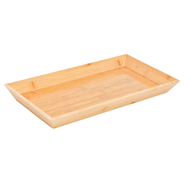 Garcia de pou BANDEJA RECTANGULAR 36 2x19 1x3 8 CM NATURAL BAMBÚ (1 UNID.)