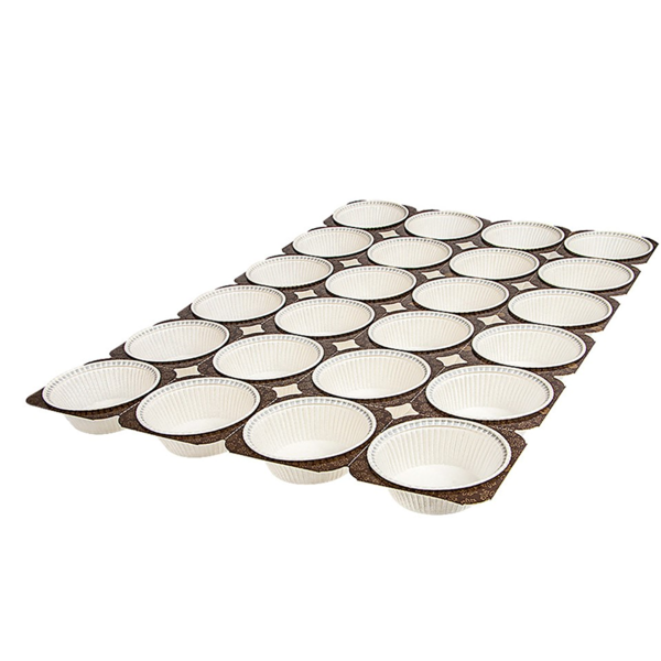Garcia de pou BANDEJAS 24 MAGDALENAS 50 G 65 G/M2 33 6x50 4 CM PAPEL (110 UNID.)