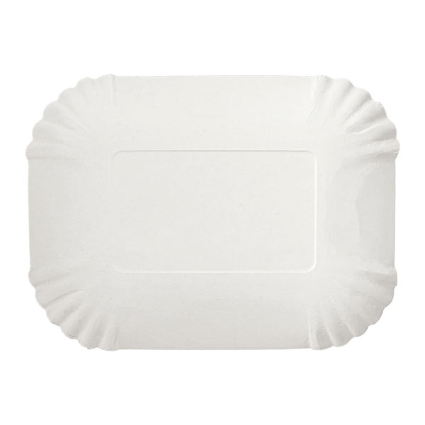 Garcia De Pou BANDEJAS 320 G/M2 18x13x3 CM BLANCO CARTÓN (1000 UNID.)