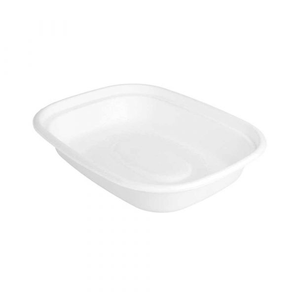 Garcia de pou BANDEJAS 'BIONIC' 1100 ML 23 1x18 2x4 3 CM BLANCO BAGAZO (300 UNID.)