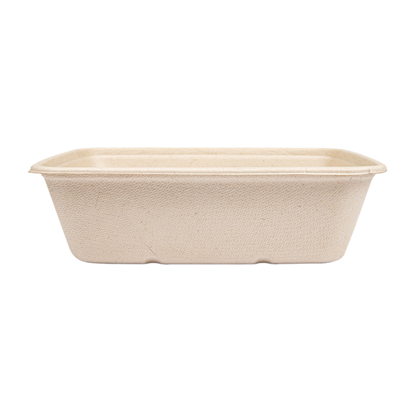 Garcia De Pou BANDEJAS 'BIONIC' 1250 ML 20x18 5x5 5 CM NATURAL BAGAZO (400 UNID.)