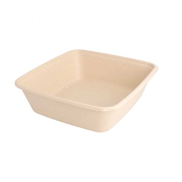 Garcia de pou BANDEJAS 'BIONIC' 1250 ML 20x18 5x5 5 CM NATURAL BAGAZO (400 UNID.)