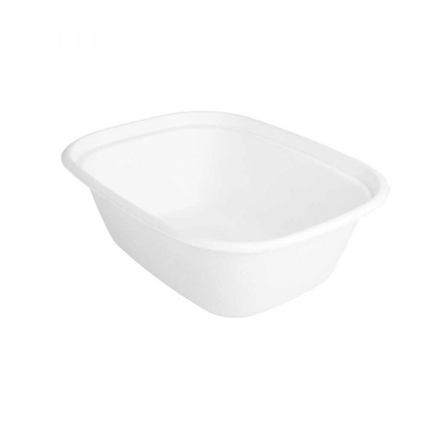 Garcia de pou BANDEJAS 'BIONIC' 1800 ML 23 1x18 2x7 7 CM BLANCO BAGAZO (300 UNID.)