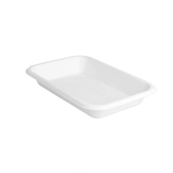Garcia de pou BANDEJAS 'BIONIC' 350 ML 18x12x2 5 CM BLANCO BAGAZO (600 UNID.)