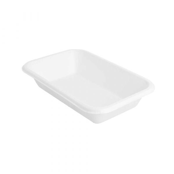 Garcia de pou BANDEJAS 'BIONIC' 425 ML 18x12x3 5 CM BLANCO BAGAZO (600 UNID.)