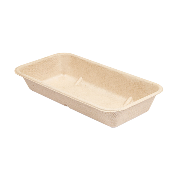Garcia De Pou BANDEJAS 'BIONIC' 500 ML 20 9x10 7x3 5 CM NATURAL BAGAZO (400 UNID.)