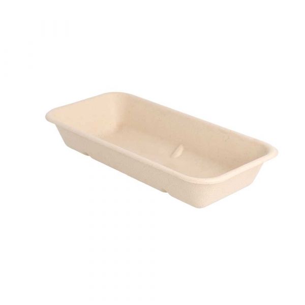 Garcia de pou BANDEJAS 'BIONIC' 500 ML 20 9x10 7x3 5 CM NATURAL BAGAZO (400 UNID.)