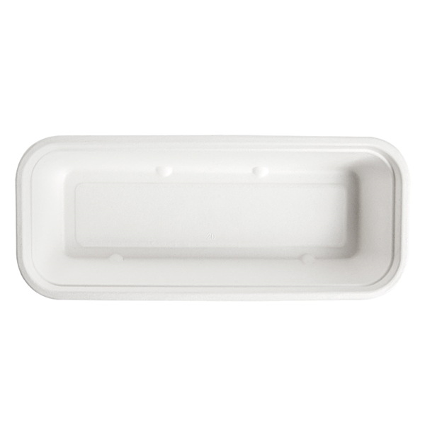 Garcia De Pou BANDEJAS 'BIONIC' 500 ML 22 5x9 6x4 3 CM BLANCO BAGAZO (600 UNID.)