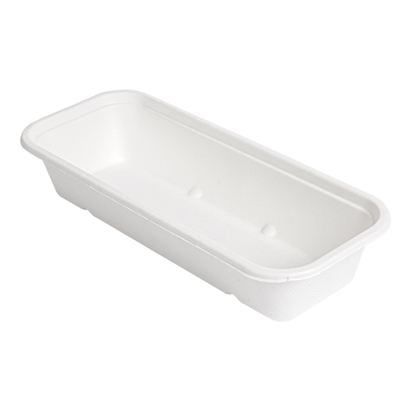 Garcia de pou BANDEJAS 'BIONIC' 500 ML 22 5x9 6x4 3 CM BLANCO BAGAZO (600 UNID.)