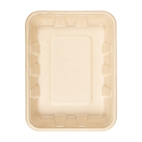 Garcia De Pou BANDEJAS 'BIONIC' 600 ML 22x16x3 5 CM NATURAL BAGAZO (400 UNID.)