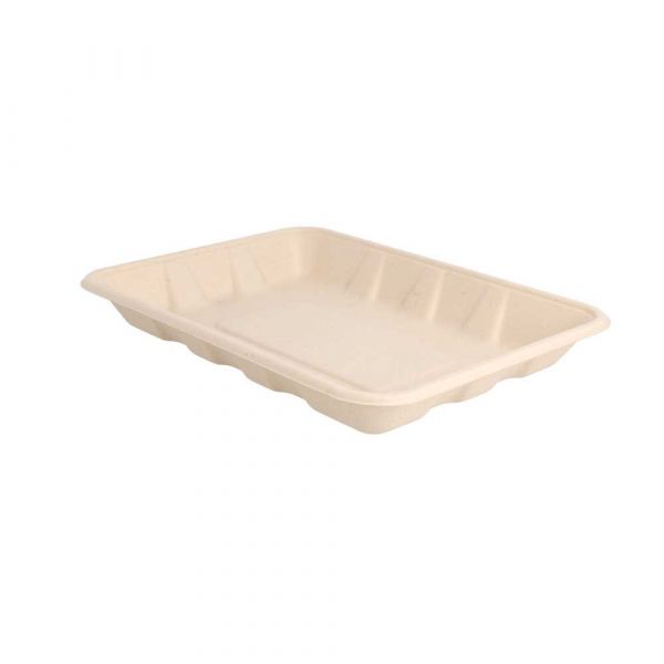 Garcia de pou BANDEJAS 'BIONIC' 700 ML 23 7x17 3x3 CM NATURAL BAGAZO (400 UNID.)