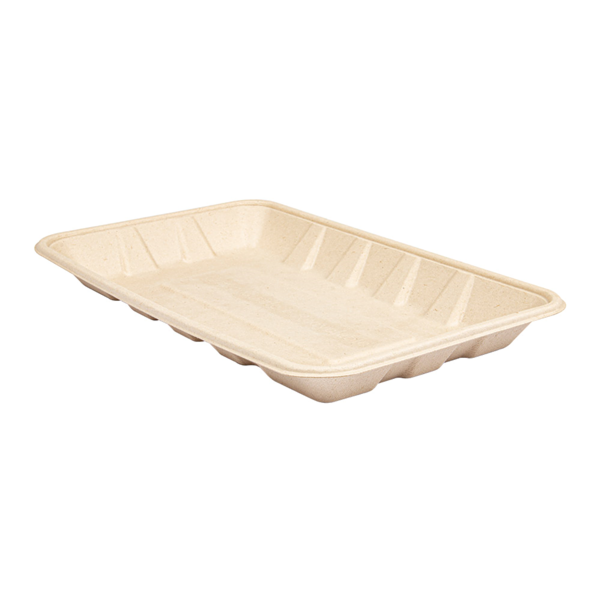 Garcia De Pou BANDEJAS 'BIONIC' 700 ML 26 8x16 7x2 6 CM NATURAL BAGAZO (400 UNID.)