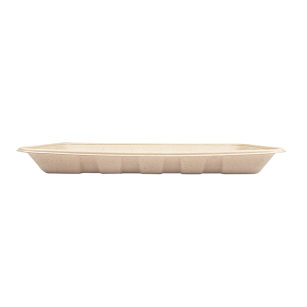 Garcia De Pou BANDEJAS 'BIONIC' 700 ML 26 8x16 7x2 6 CM NATURAL BAGAZO (400 UNID.)