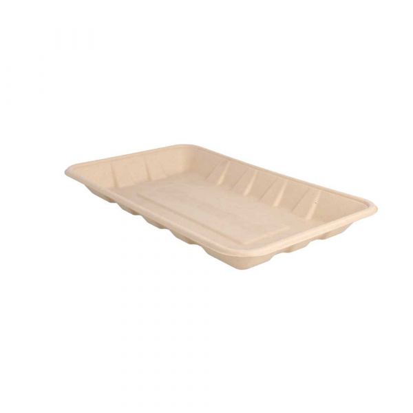 Garcia de pou BANDEJAS 'BIONIC' 700 ML 26 8x16 7x2 6 CM NATURAL BAGAZO (400 UNID.)
