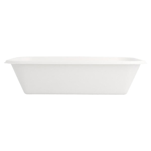 Garcia De Pou BANDEJAS 'BIONIC' 950 ML 21 5x14x5 2 CM BLANCO BAGAZO (600 UNID.)