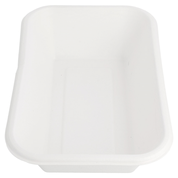 Garcia De Pou BANDEJAS 'BIONIC' 950 ML 21 5x14x5 2 CM BLANCO BAGAZO (600 UNID.)