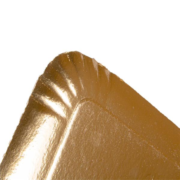 Garcia De Pou BANDEJAS CATERING DOBLE CARA 1100 G/M2 19x28 CM PLATA/ORO CARTÓN (100 UNID.)