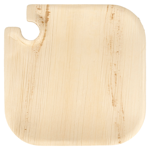 Garcia De Pou BANDEJAS CON PORTA-COPAS 'ARECA' 21x21x1 5 CM NATURAL ARECA (100 UNID.)