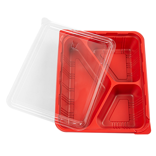 Garcia De Pou BANDEJAS MICROONDABLES COMIDA INDIVIDUAL 22 5x18x4 5 CM NEGRO PP (400 UNID.)