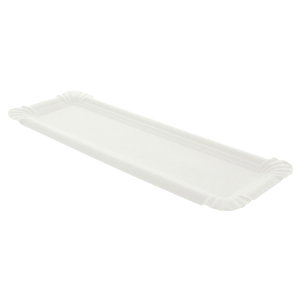 Garcia De Pou BANDEJAS PARA "HOT DOG" 280 G/M2 23x8 CM BLANCO CARTONCILLO (2500 UNID.)
