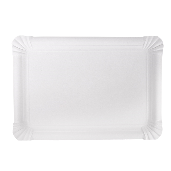 Garcia De Pou BANDEJAS PASTELERÍA - MEDIANAS 400 G/M2 30x21 CM BLANCO CARTÓN (125 UNID.)