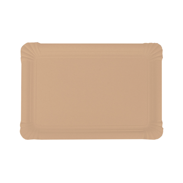 Garcia De Pou BANDEJAS PASTELERÍA - MEDIANAS 400 G/M2 30x21 CM NATURAL KRAFT (125 UNID.)