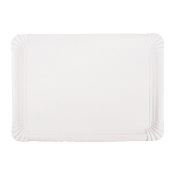 Garcia De Pou BANDEJAS PASTELERÍA - MEDIANAS 420 G/M2 33x23 CM BLANCO CARTÓN (125 UNID.)